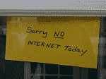 Sorry, no internet today image